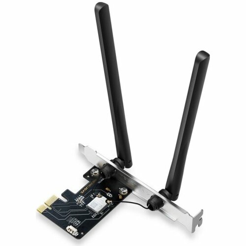 Wi-Fi адаптер Mercusys MA86XE pci e адаптер wi fi 6e intel ax210 ax3000 bluetooth 5 2 2 4ghz 5ghz 6ghz с внешней антенной