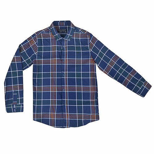 Школьная рубашка Mayoral, размер 14, синий