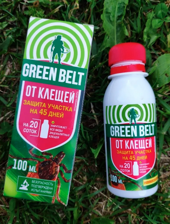 Средство защиты участка от клещей 100 мл Green Belt - фото №20