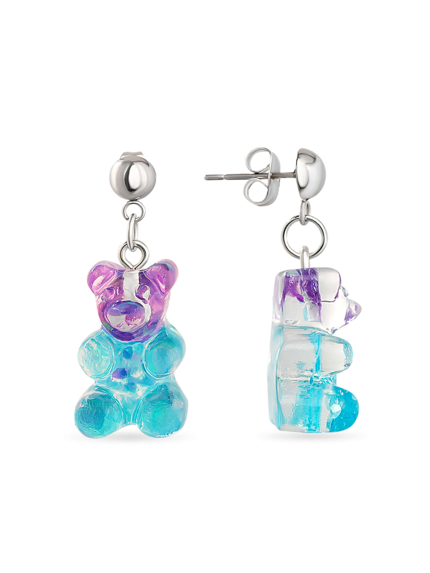 Серьги пусеты Omnia Серьги мармеладные мишки для девочек 