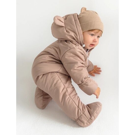 Комбинезон Amarobaby Spring, размер 74, , бежевый
