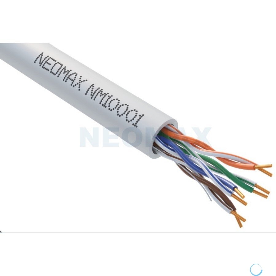 Кабель NEOMAX [NM10001] U/UTP cat.5e 4 пары (305 м) 0.486 мм (24 AWG) Медь, PVC jacket