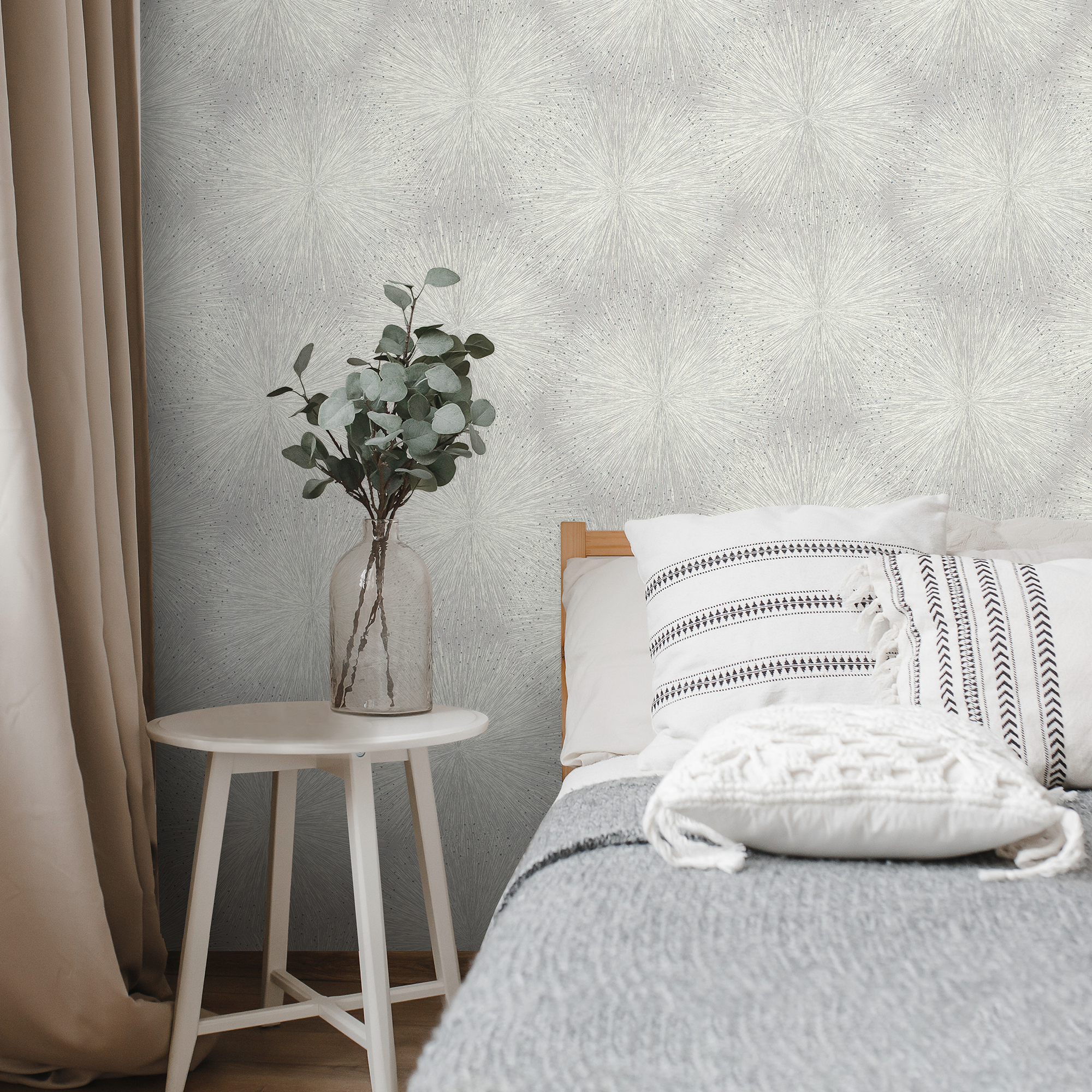 Обои флизелиновые Euro Decor Bengal серые 1.06 м ED7235-11 - фото №3