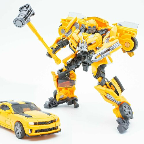 роботы и трансформеры робот трансформер playskool бамблби bumblebee рыцарский дозор боты спасатели rescue bots hasbro Робот-трансформер Бамблби (Bumblbee) 12 см