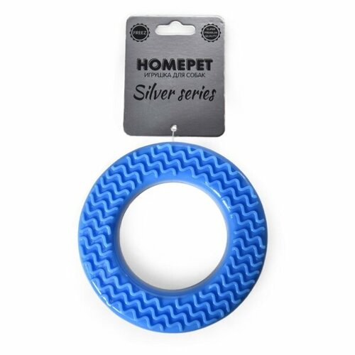 Игрушка для собак HOMEPET, Silver Series, кольцо охлаждающее, 12 см х 12 см х 3,5 см