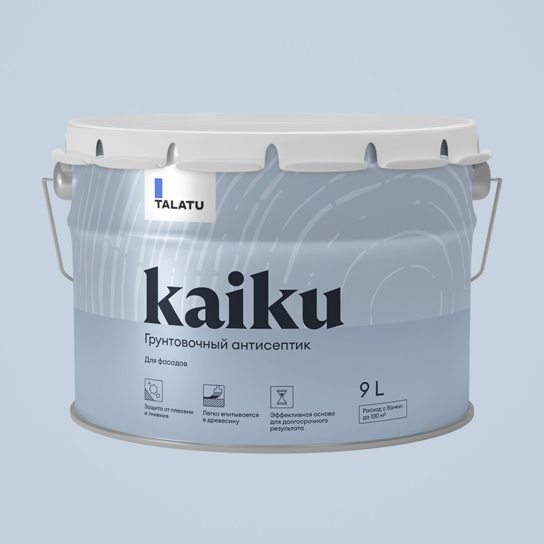 Грунт-антисептик для дерева Talatu Kaiku 9 л