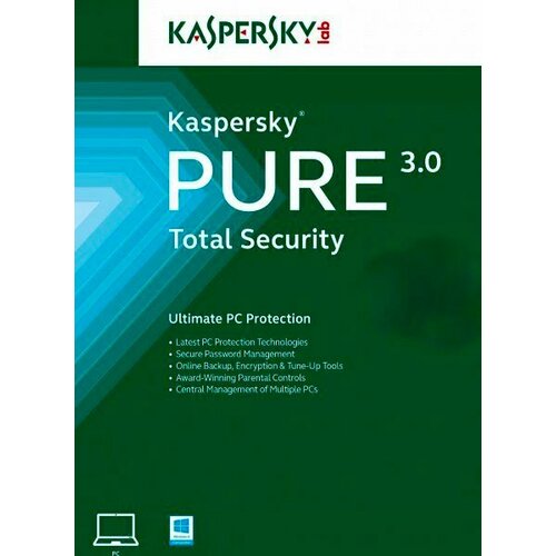 антивирус kaspersky cloud password manager 1 user на 1 год [kl1956rdafs] электронный ключ Антивирус Kaspersky Pure (1 ПК 1 Год)