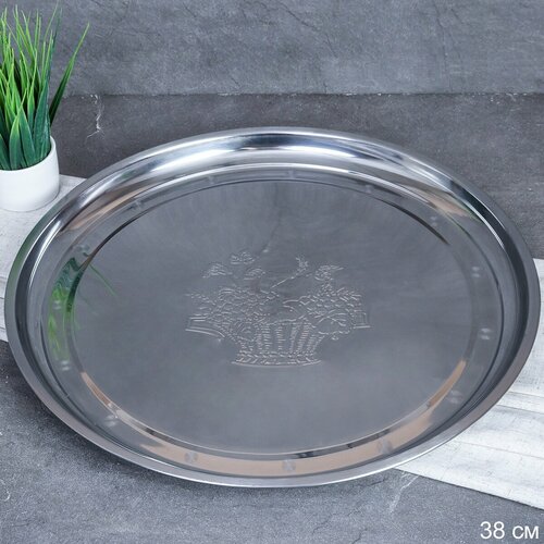 Блюдо-поднос GALEONT Корзинка металл 38х25см 415₽