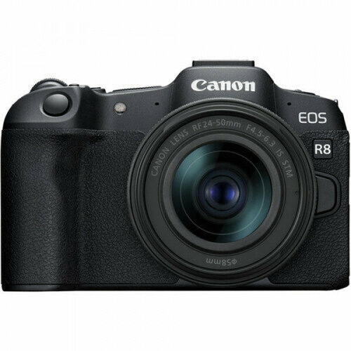 Фотоаппарат Canon EOS R8 Kit RF 24-50mm f/4.5-6.3 IS STM, черный canon eos r8 body