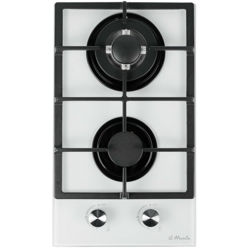 Варочная панель газовая 30 см Premium Газ-контроль Турбо-Конфорка WOK Автоподжиг Закаленное черное стекло il Monte BH-306G 12456₽