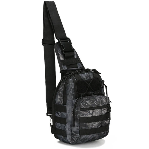 pew тактическая сумка для страйкбола p070 в стиле ss Тактическая сумка на плечо для рыбалки, охоты, страйкбола черный питон