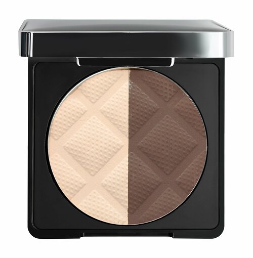 YLLOZURE Пудра для контуринга лица двойная Dual Contouring Powder Cinema, 20 г, 82 беж/ эспрессо