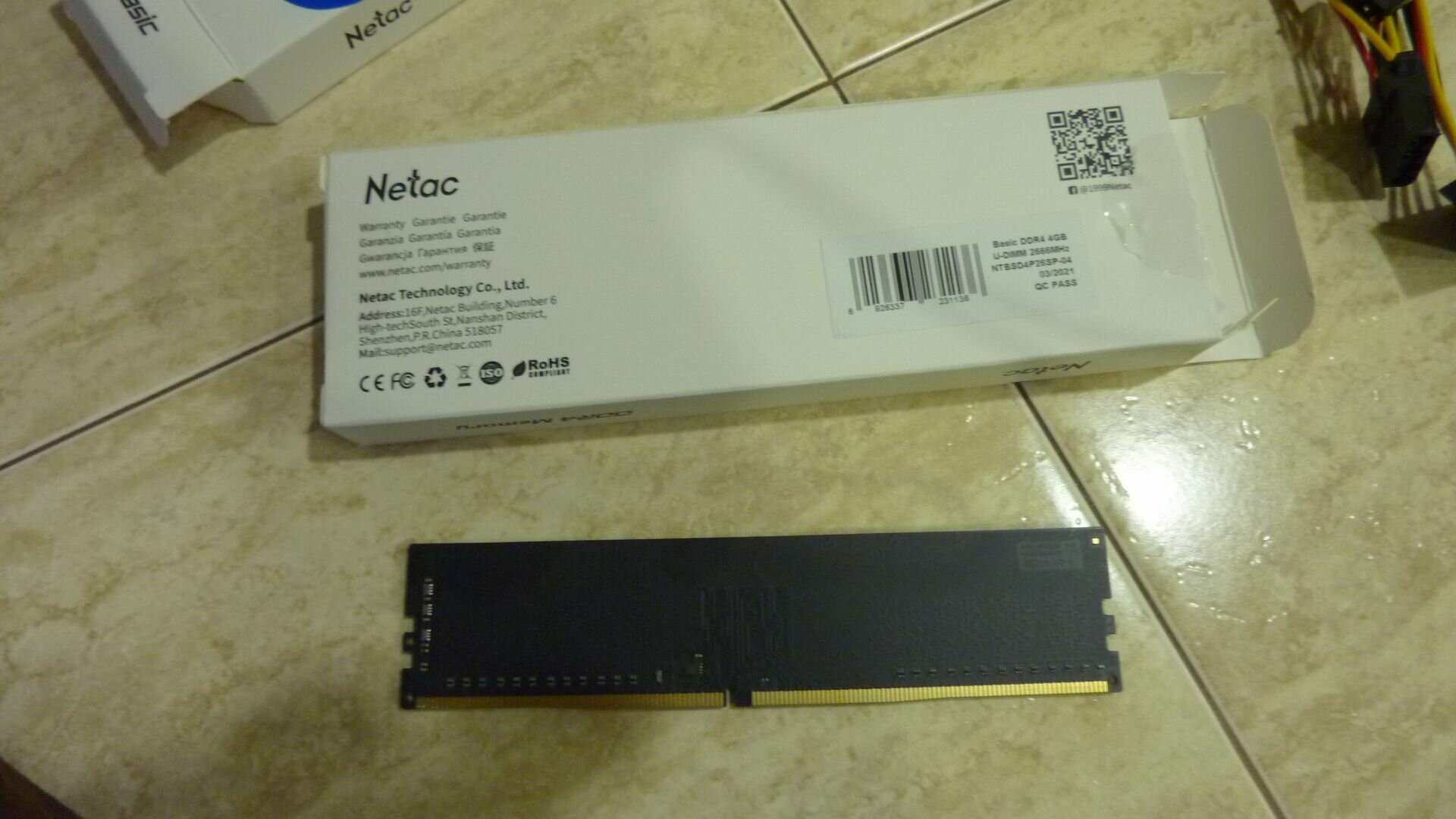 Netac Basic DDR4-2666 4Gb (NTBSD4P26SP-04) - фото №10