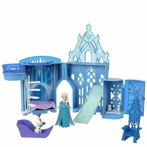 Набор игровой Disney Frozen Замок Эльзы и Олафа набор игровой disney frozen домик с куклой анна 9см аксессуары