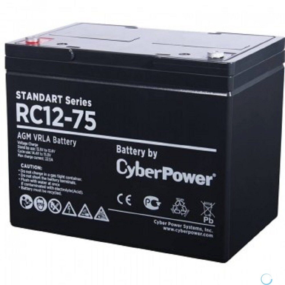 CyberPower Аккумуляторная батарея RC 12-75 12V/75Ah