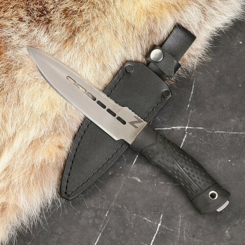 Нож кавказский Юг сталь - 65Х13, рукоять - эластрон нож хищник сталь 65х13 рукоять эластрон