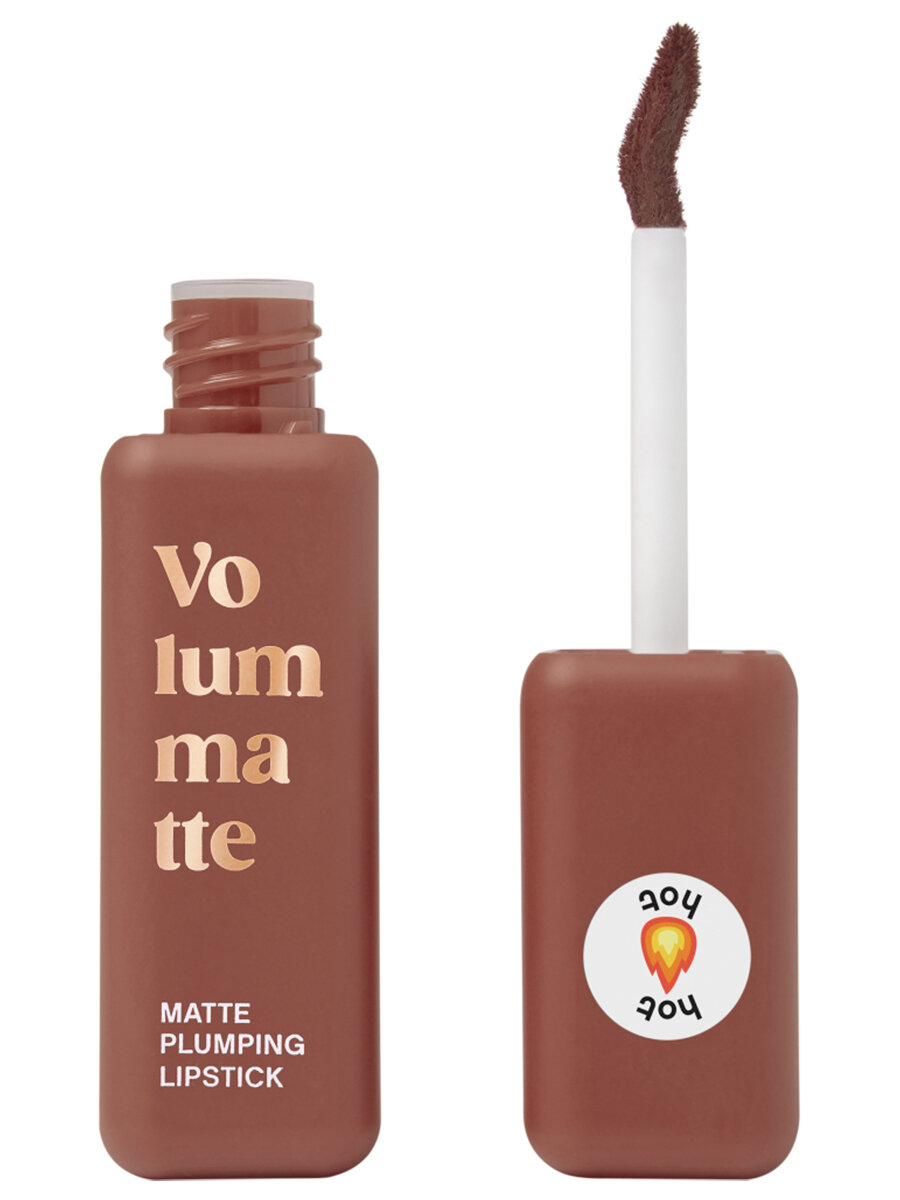 Помада для губ Vivienne Sabo плампинг жидкая матовая Volummatte стойкая, тон 07 винно-коричневый