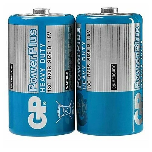 Батарейка GP R20-2S2 синяя (20/200)