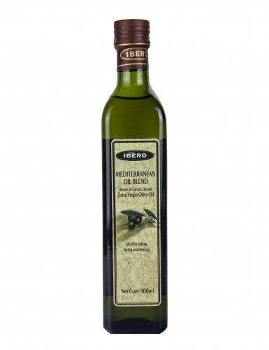 Масло рапсовое Ibero рафинированное с добавлением оливкового масла нерафинированного высшего качества 0,5 л испания