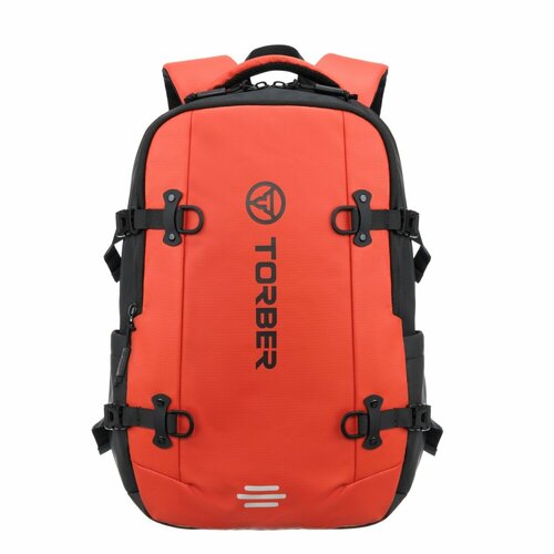 TORBER TS1101OR Рюкзак спортивный torber xtreme 18, оранжевый / чёрный, 31 х 12 х 46 см, 17 л рюкзак спортивный attache полиэстер серый оранжевый