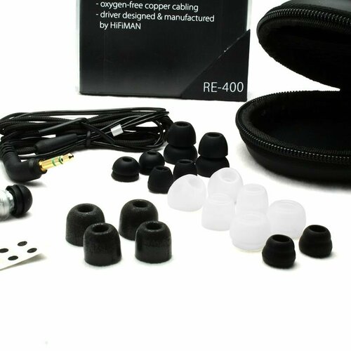 Наушники HiFiMAN RE-400, вставные, проводные, черный
