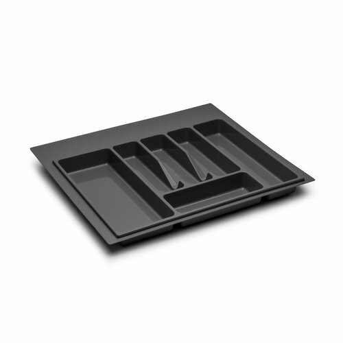 Лоток Lotti для столовых приборов в базу 600 мм (490x540x45 мм), цвет - серый