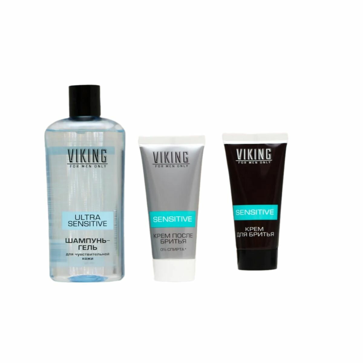 Подарочный набор Viking Ultra sensitive Шампунь-гель Ultra Sensitive 300мл Крем для бритья 75мл Крем после бритья 75мл - фото №8