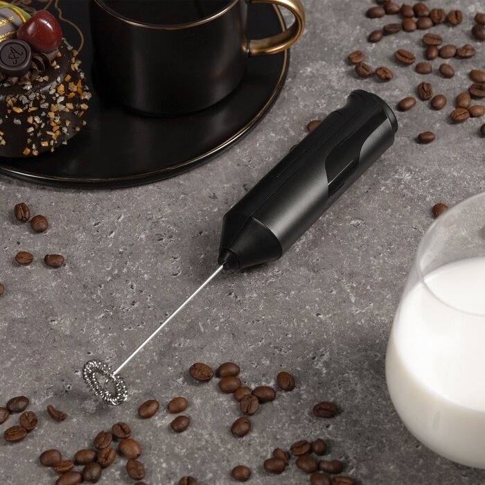 Luazon Home Капучинатор погружной Luazon WMR-04 от батареек чёрный