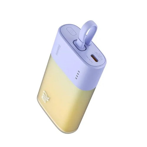 Внешний аккумулятор Baseus With Cable 5200mAh 20W Pocket Version Purple Type-C 2520₽