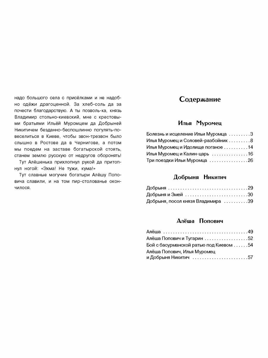 Былины о богатырях Илье Муромце, Добрыне Никитиче и Алеше Поповиче - фото №20