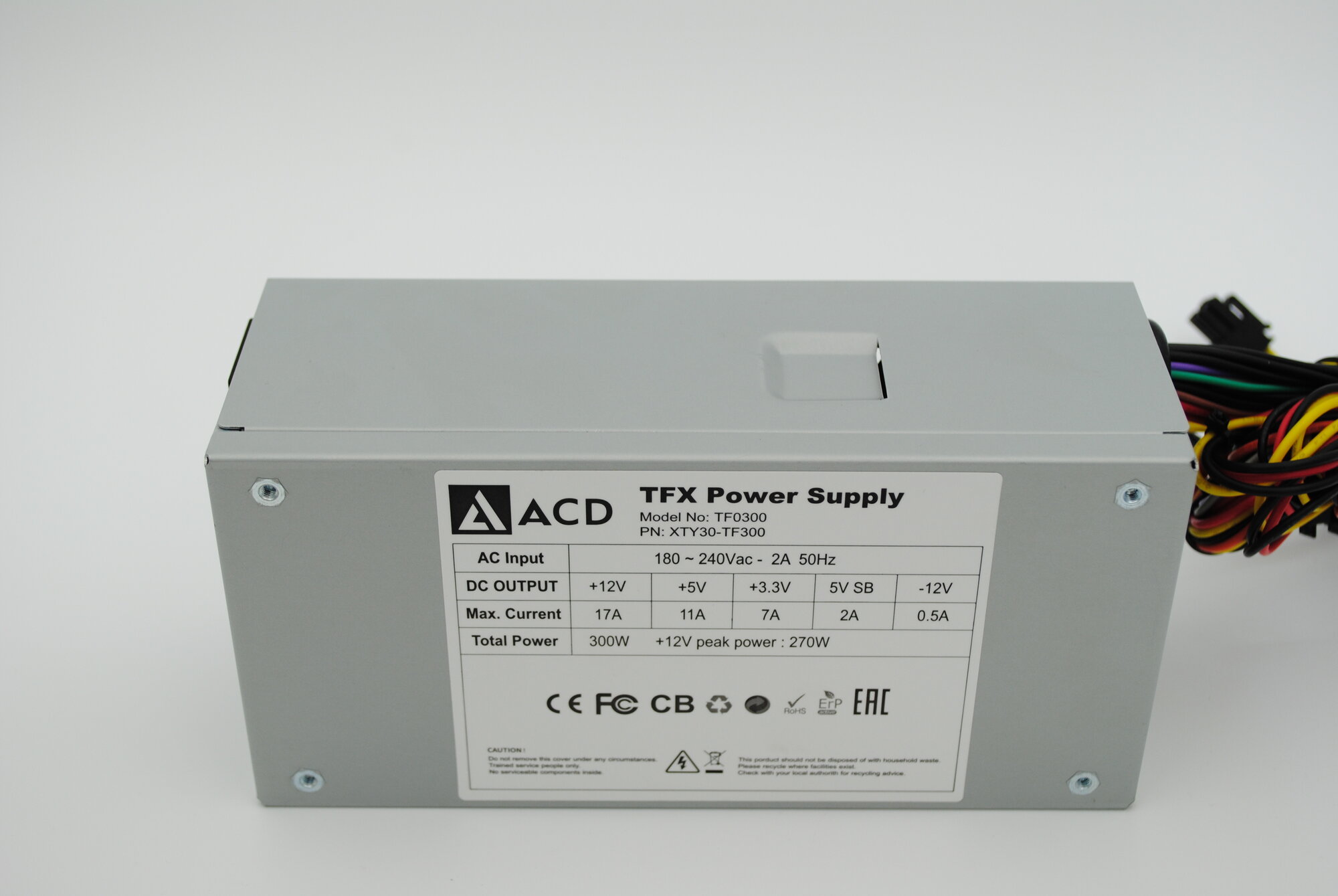 Блок питания ACD TF0300 300W серый OEM XTY30-TF300