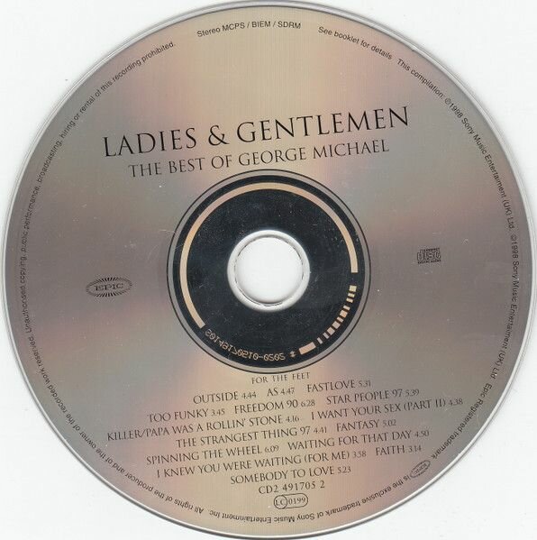 George Michael Ladies And Gentlemen: The Best of George Michael CD Медиа - фото №2