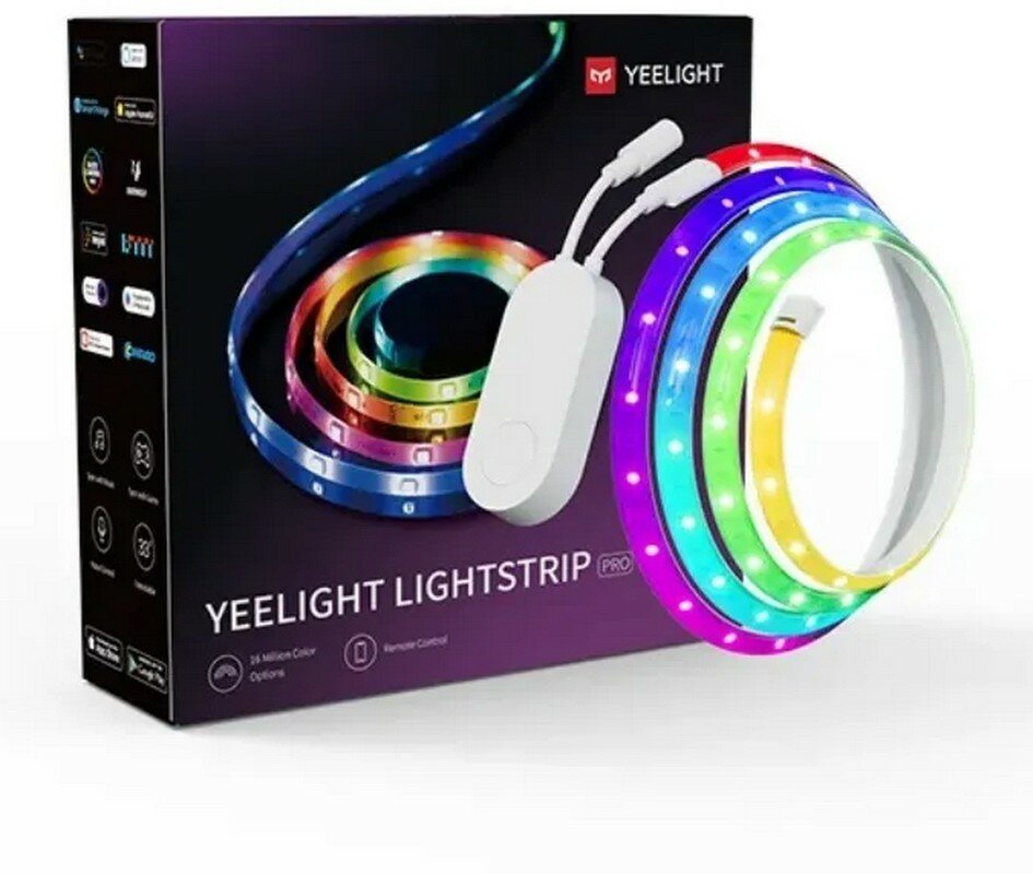 Умная светодиодная лента RGB Yeelight Lightstrip Pro(2m) / YLDD005