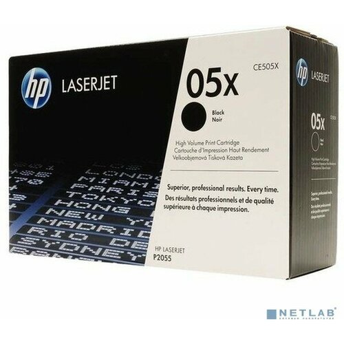 HP CE505X Картридж , Black{LJ P2055, Black, (6500стр.)}