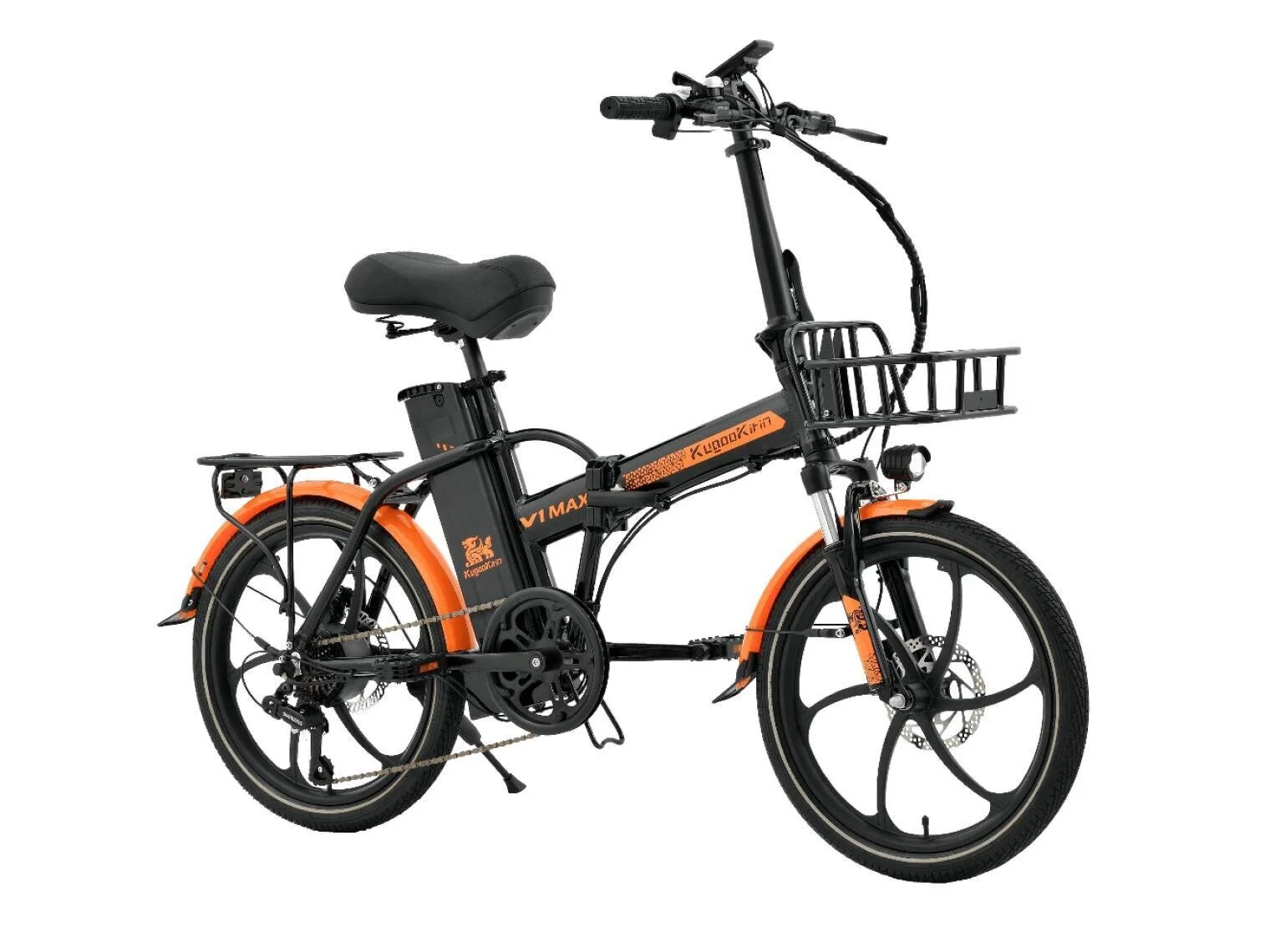 Электровелосипед Kugoo Kirin V1 Max, складной, колеса 20 дюймов