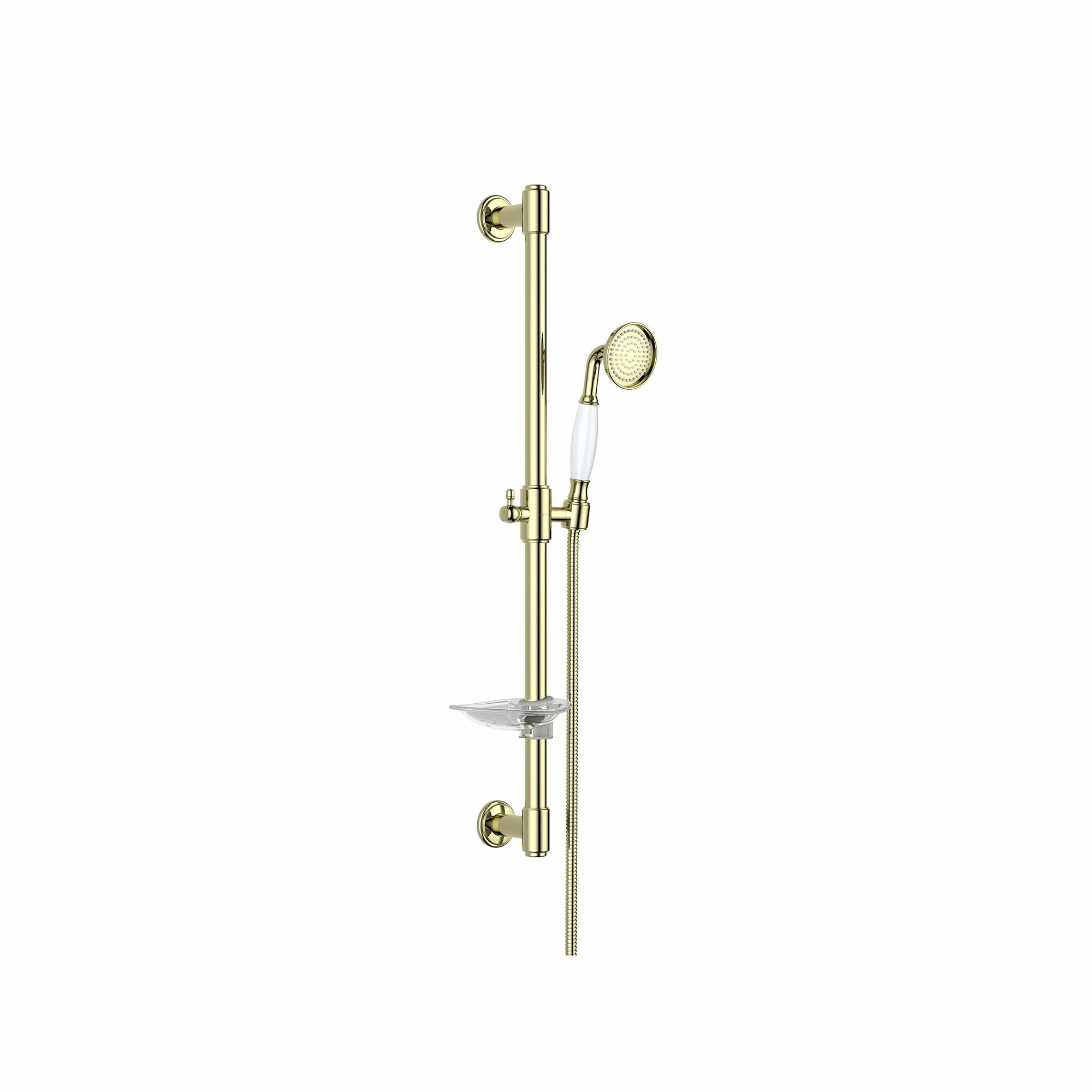 Душевой гарнитур 1jet 65 см AQUATEK, полир. золото AQ2020PG классик, золото полированное