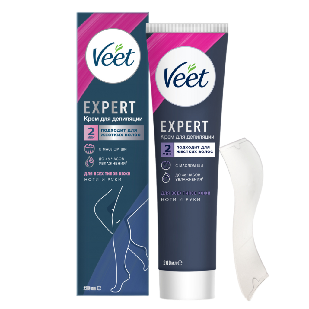 Veet Expert Крем для депиляции для всех типов кожи 200 мл 1 шт