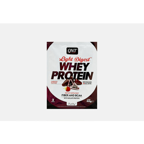 Протеин со вкусом со вкусом Кьюбердон QNT Light Digest Whey Protein / вес 40 г протеин со вкусом кьюбердон qnt light digest whey protein 500 гр
