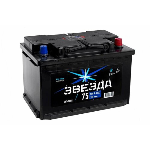 Аккумулятор Русская Звезда 75Ач обратная полярность