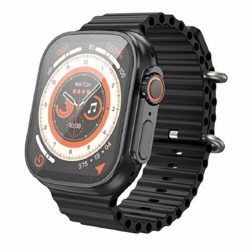 Смарт-часы Hoco Y12 Ultra, 1.96, 240х280, BT5.0, 320 мАч, поддержка вызова, Lightning, чёрные