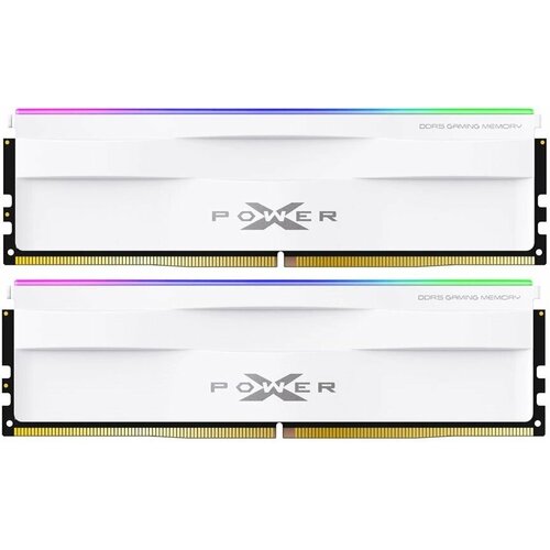 Память DDR5 2x16GB 6000MHz Silicon Power SP032GXLWU600FDH Xpower Zenith RGB RTL Gaming PC5-48000 CL40 DIMM 288-pin 135В kit single rank с радиатором 1791700₽