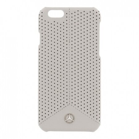 фото Чехол Mercedes Pure line Hard Leather perforated Grey для iPhone 6/6S, цвет Серый (MEHCP6PEGR)