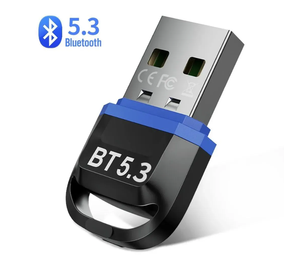 Адаптер Bluetooth 5.3 для компьютера, ПК, ноутбука, совместим с Windows 8.1 / 10 / 11