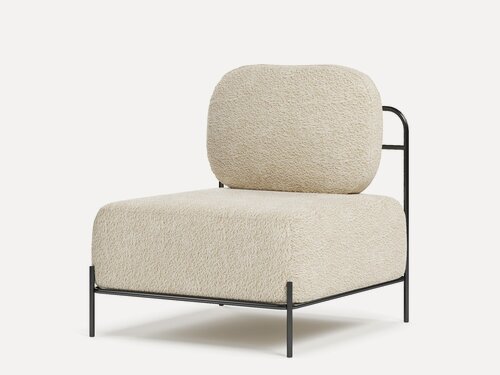 Изображение товара Кресло Novelti Gufo Camby 07 (67 х 72 х 65 см), букле, цвет бежевый, 18 кг