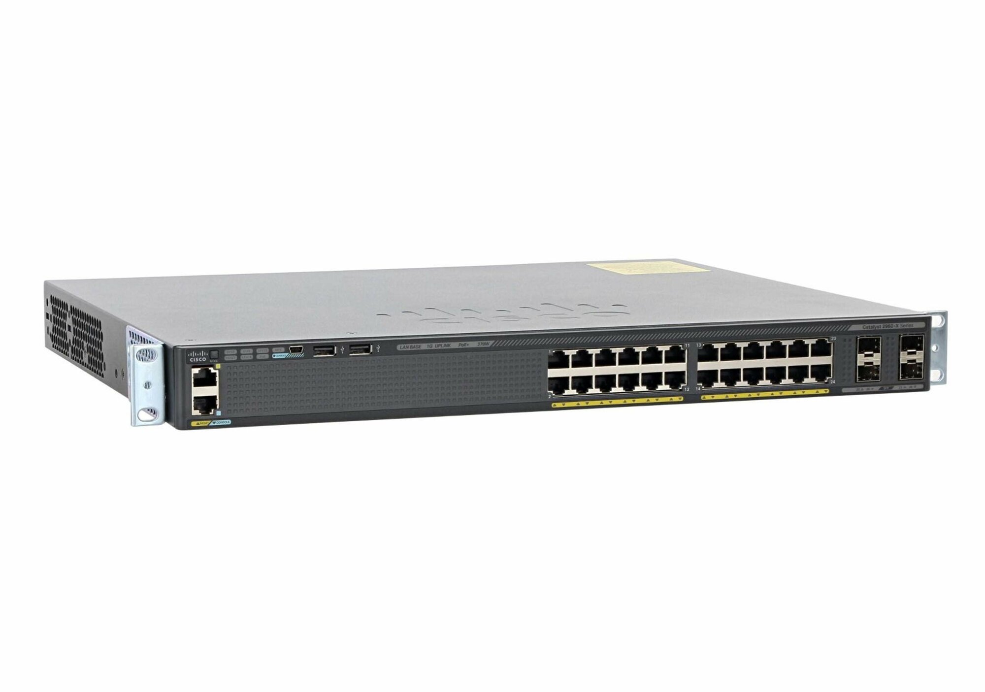 Коммутатор Cisco WS-C2960X-24PS-L 370W PoE 4 x 1G SFP 24 х GigE