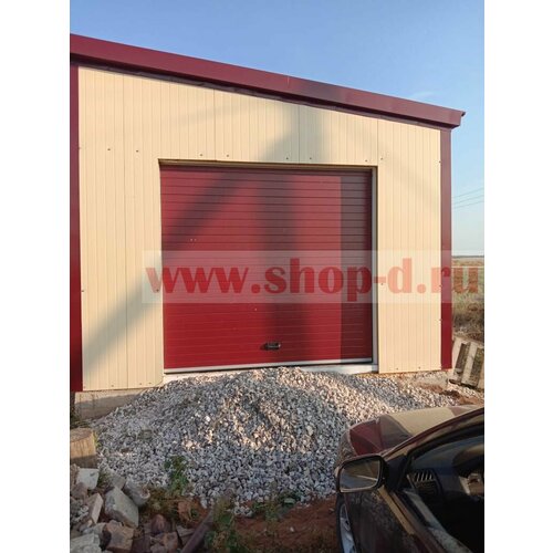 Секционные ворота Damast 240x200см, цвет серый, с торсионными пружинами