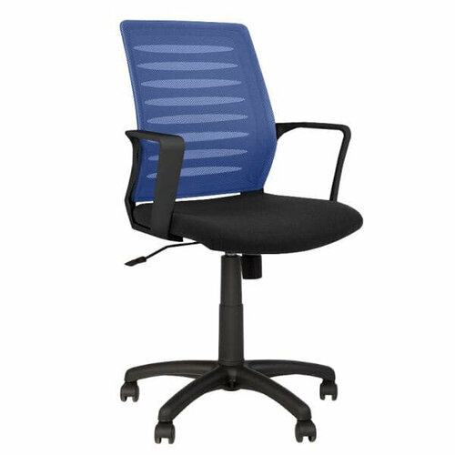 WEBSTAR Вебстар PL62 C-11 OH-3 Кресло компьютерное офисное ткань черная сетка синяя 6620₽