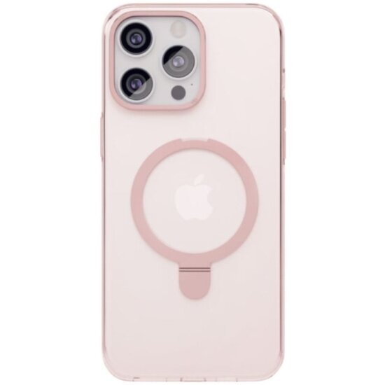 Чехол Vlp для Apple iPhone 15 Pro Max, Ring Case with MagSafe, c подставкой, розовый
