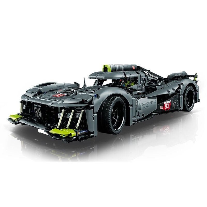 Конструктор Гоночный автомобиль Peugeot 9x8 Hypercar, 1775 деталей / Совместимый с лего — фото 1