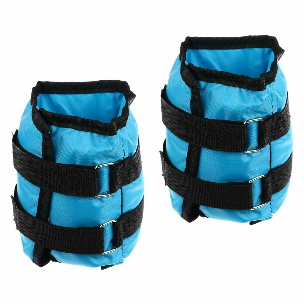 Набор утяжелителей 2шт для рук и ног текстильный, вес 2,0кг(+-90гр), 33х14см, 2 цвета, арт.15-203 191-003